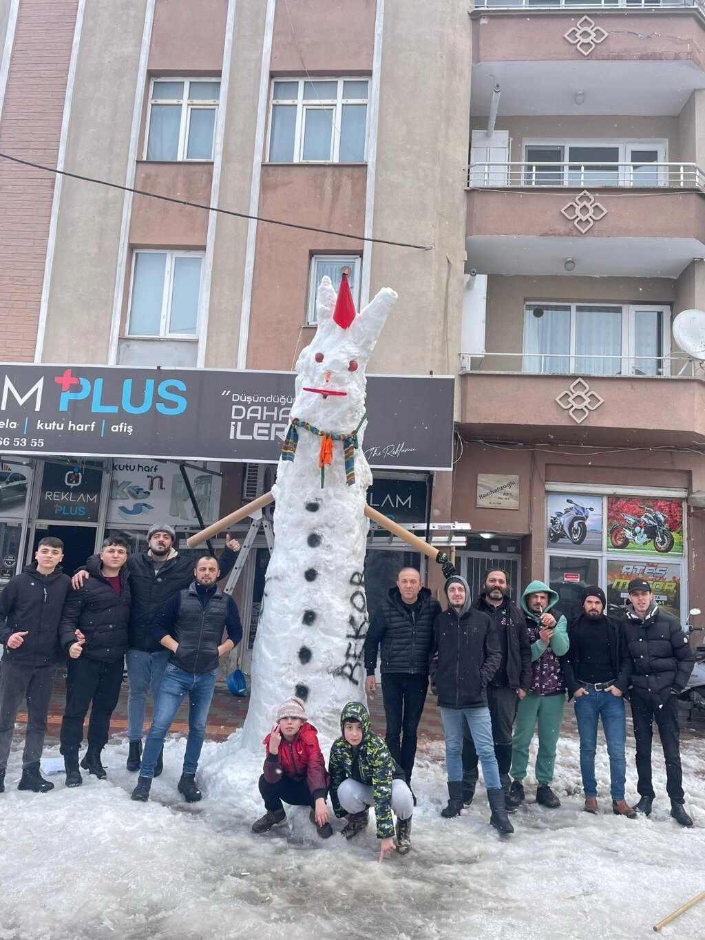 Samsun’da Kar Eğlencesi! Şehirden Renkli Görüntüler... - Resim 69