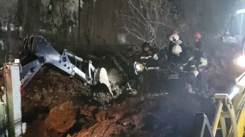 Samsun'daki Heyelan Faciasından Görüntüler - Resim 12