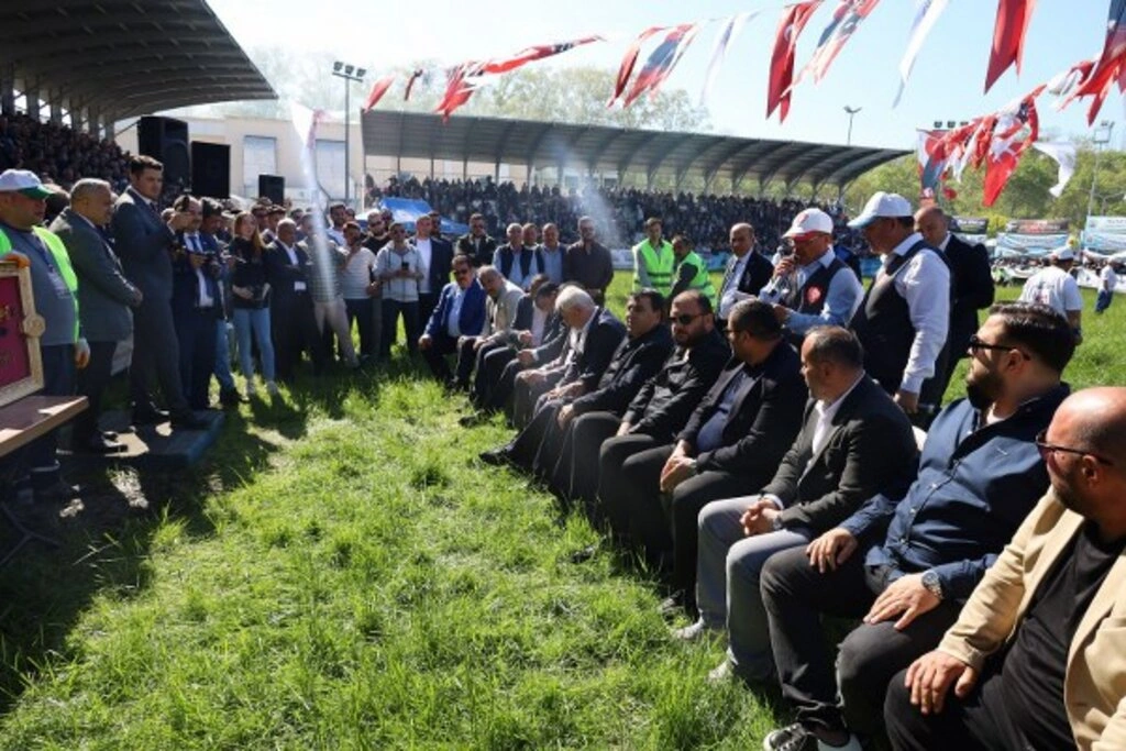 632. Alaçam Geyikkoşan Hıdırellez Şenlikleri ve Yağlı Pehlivan Güreşleri'nden Kareler... - Resim 3