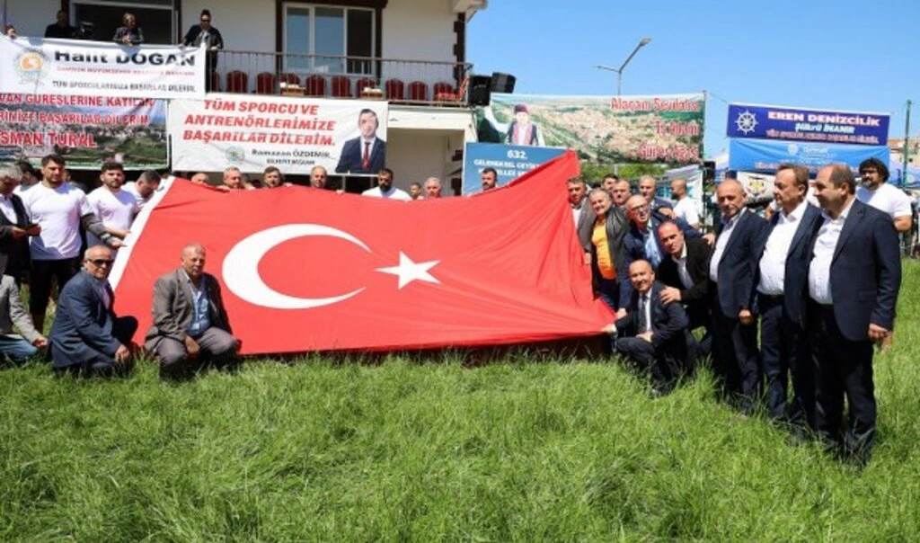 632. Alaçam Geyikkoşan Hıdırellez Şenlikleri ve Yağlı Pehlivan Güreşleri'nden Kareler... - Resim 27