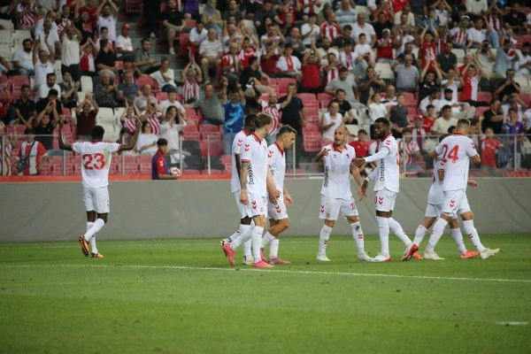 Samsunspor: 1 - USL Dunkerque: 0 (Foto Galeri) - Resim 48