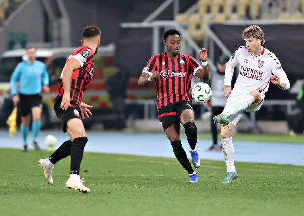 KF Shkendija: 0 - Samsunspor: 1 (Foto Galeri) - Resim 53