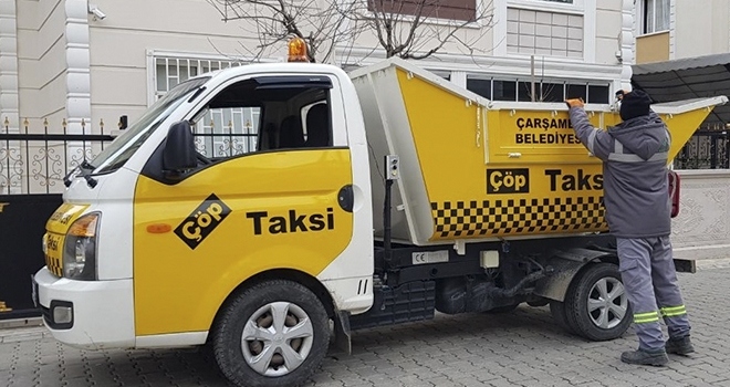 Çarşamba’da 'Çöp Taksi' Uygulaması Başladı