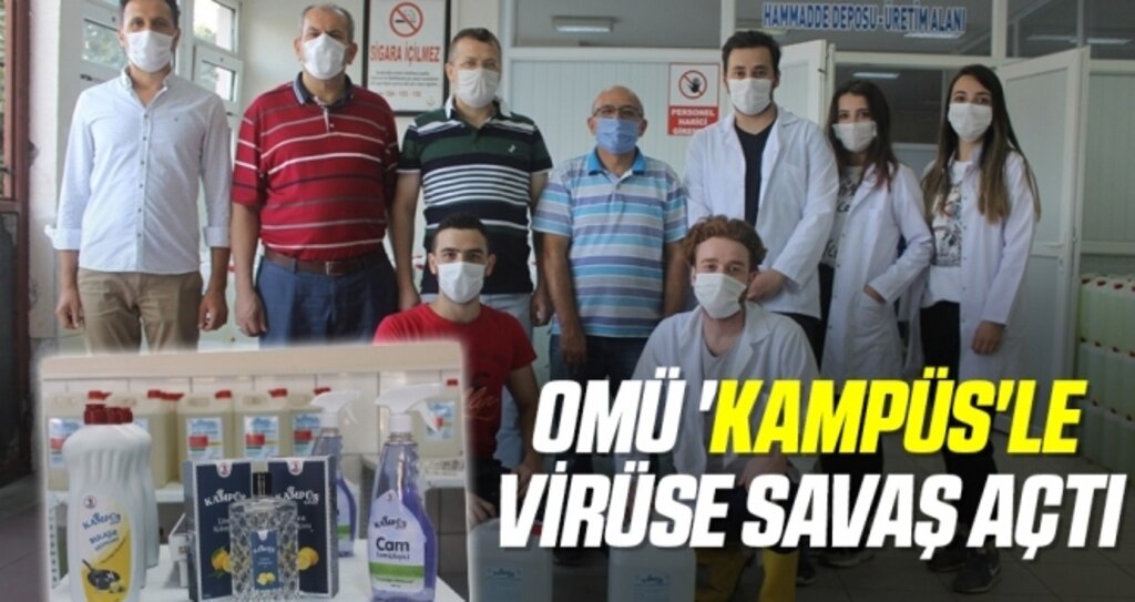OMÜ 'Kampüs'le virüse savaş açtı
