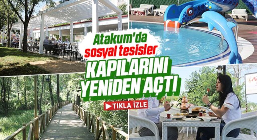 Atakum'da sosyal tesisler kapılarını yeniden açtı