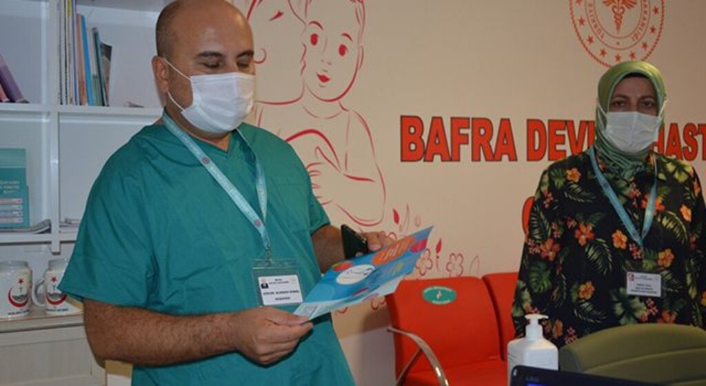 Bafra Devlet Hastanesi’nde Gebe Okulu eğitimleri başladı