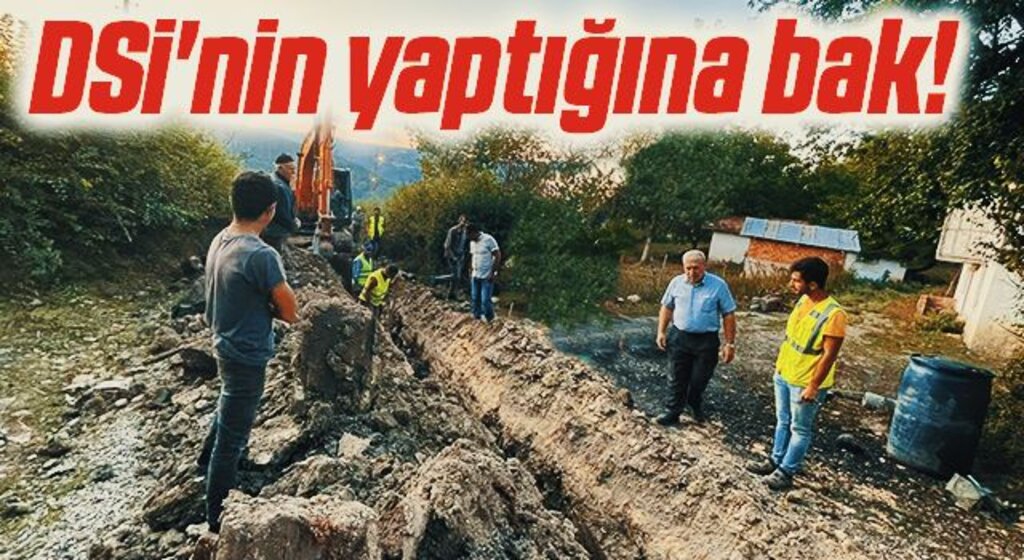 DSİ'nin yaptığına bak!