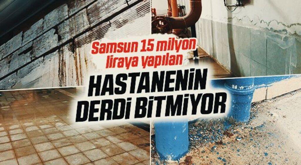 Samsun'da 15 milyon liraya yapılan hastanenin derdi bitmiyor
