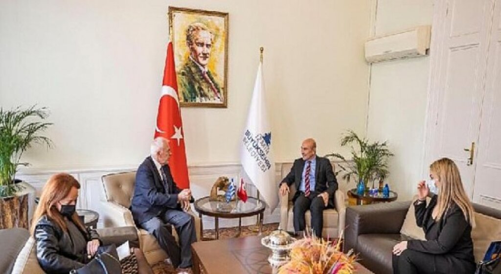 Yunanistan’ın Ankara Büyükelçisi Başkan Soyer’i ziyaret etti