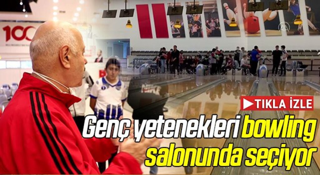 Genç yetenekleri bowling salonunda seçiyor