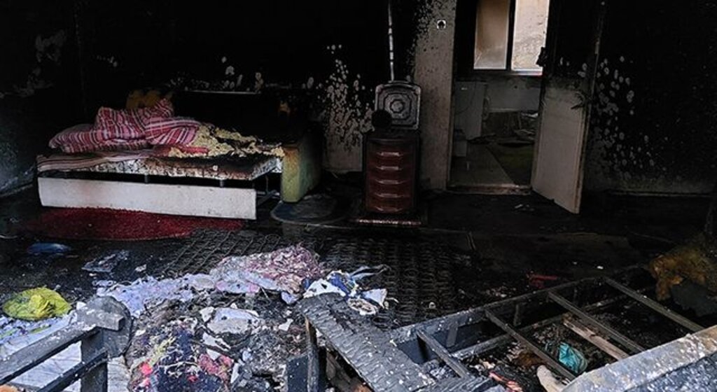 Iraklı genç, 2 yaşındaki Pakistanlı çocuğu alevler içinden kurtardı