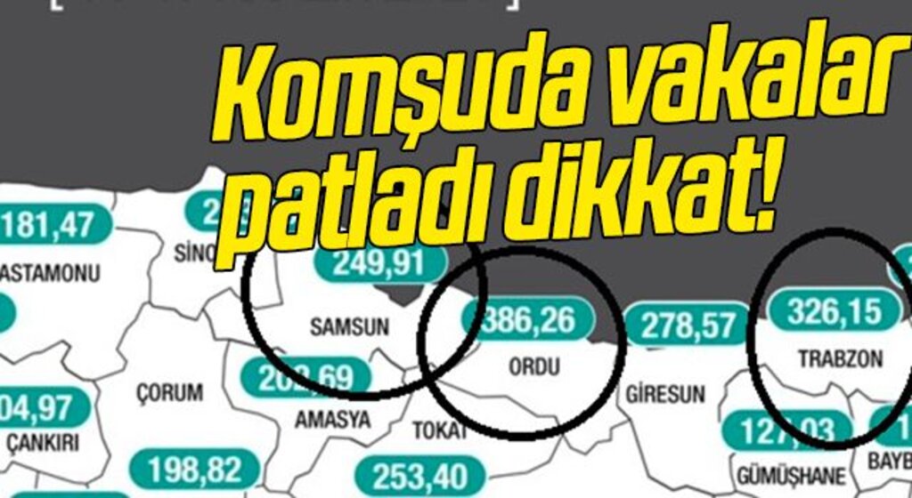 Komşuda vakalar patladı dikkat!