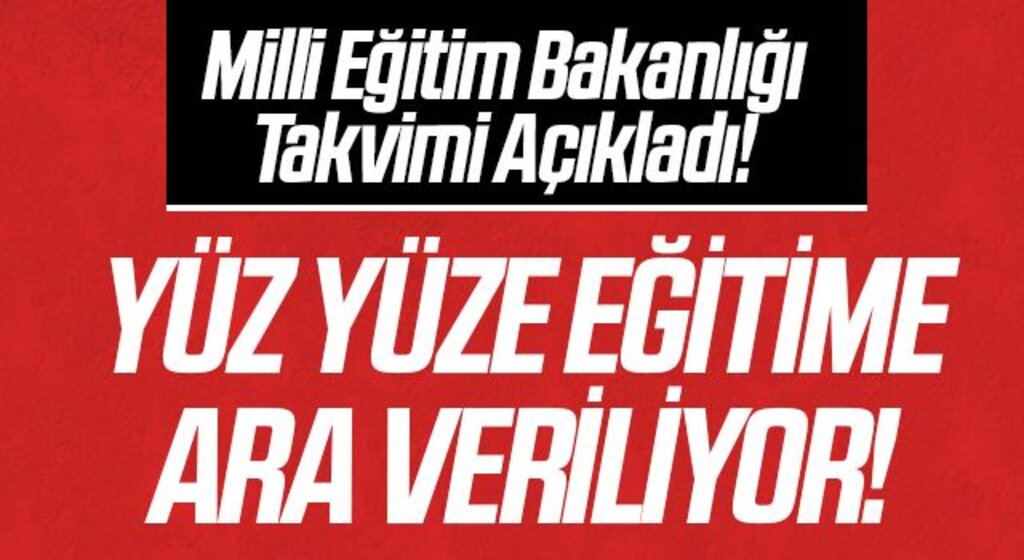 Ocak'ta yüz yüze eğitime ara veriliyor! Yarıyıl tatili ne zaman? Okullar ne zaman açılacak?