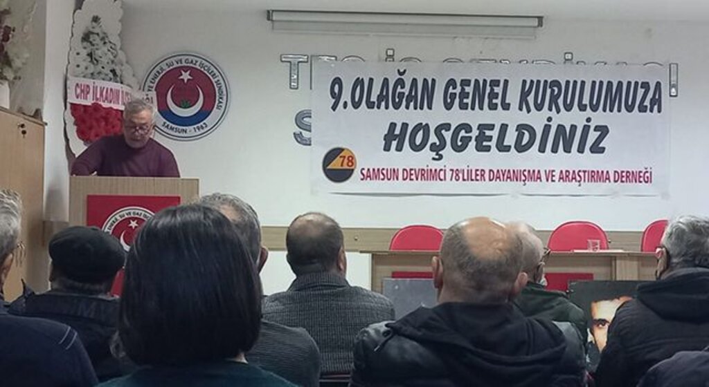 Samsun Devrimci 78’liler Dayanışma ve Araştırma Derneği'nde Cengiz Akşan üçüncü kez başkan