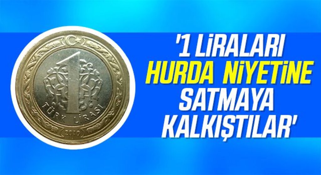 Samsun'da 1 liraları hurda niyetine satmaya kalkıştılar