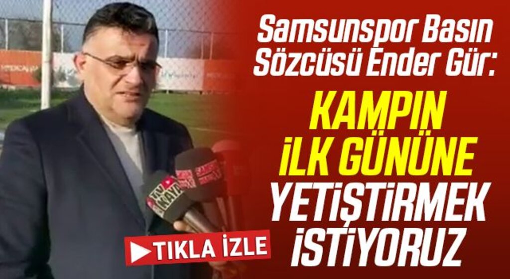 Samsunspor Basın Sözcüsü Ender Gür'den Transfer Açıklaması