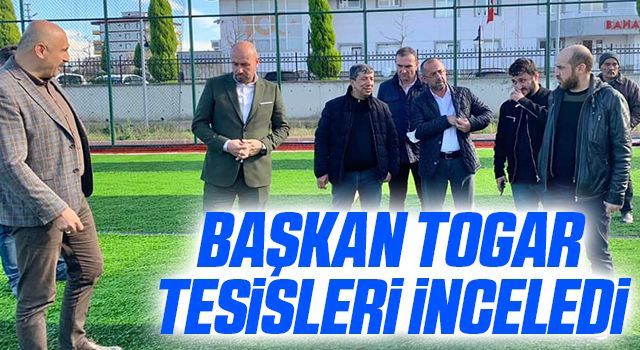 Tekkeköy Belediye Başkanı Hasan Togar Tesisleri İnceledi