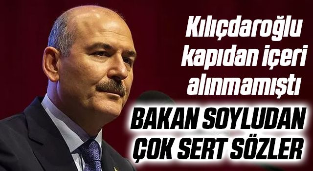 TÜİK'e alınmamıştı! Bakan Soylu'dan Kılıçdaroğlu'na sert tepki: Genel Başkan mekan basmaya gitmez