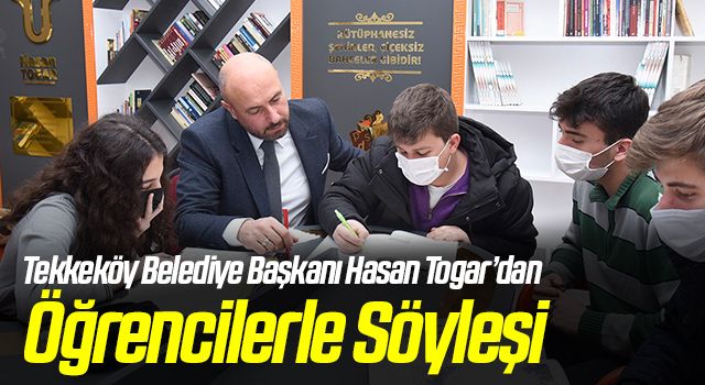 Tekkeköy Belediye Başkanı Hasan Togar Öğrencilerle Söyleşi Gerçekleştirdi