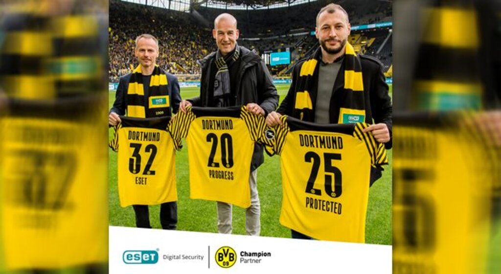 ESET ve Borussia Dortmund, iş ortaklıklarını 2025 yılına kadar uzattı