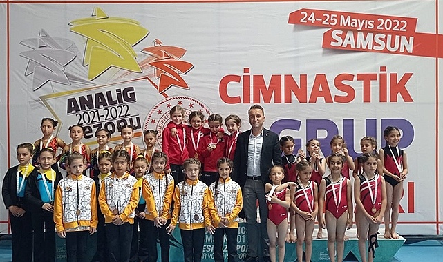 Samsun'da Cimnastik Grup Yarışmaları Sona Erdi