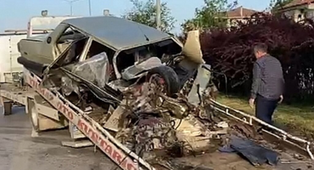 Samsun'da Korkunç Kaza