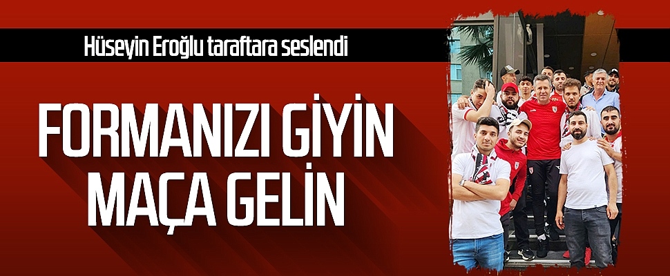 Samsunspor Teknik Direktörü Hüseyin Eroğlu: 