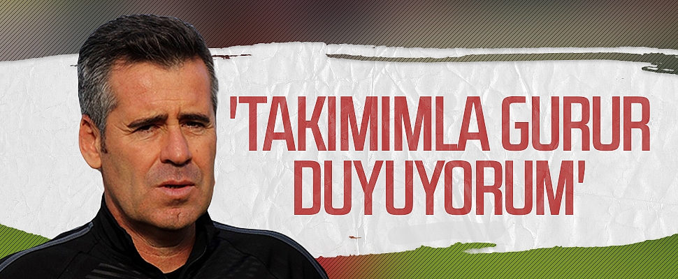 Samsunspor Teknik Direktörü Hüseyin Eroğlu: 'Takımımla gurur duyuyorum'
