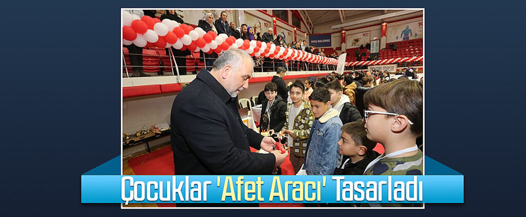 Çocuklar 'Afet Aracı' Tasarladı