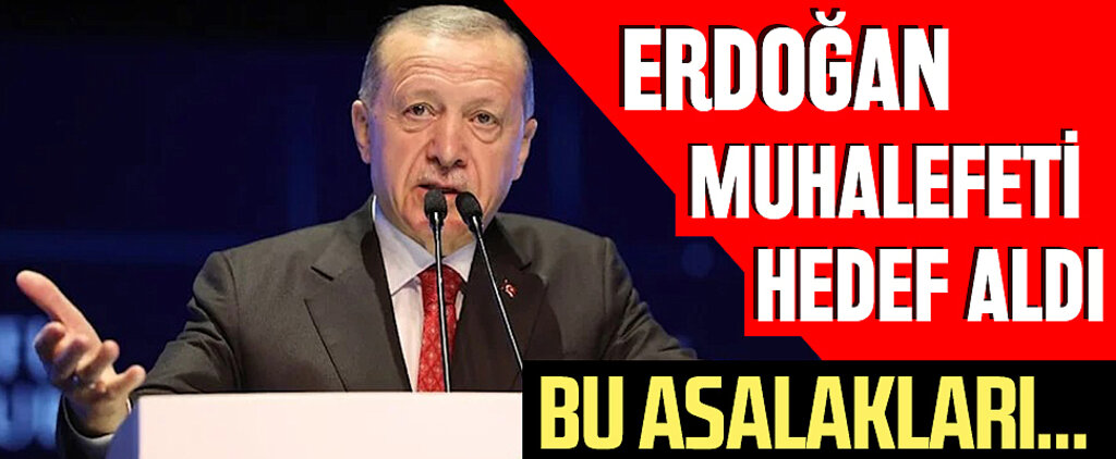 Erdoğan Muhalefeti Hedef Aldı: Bu Asalakları…