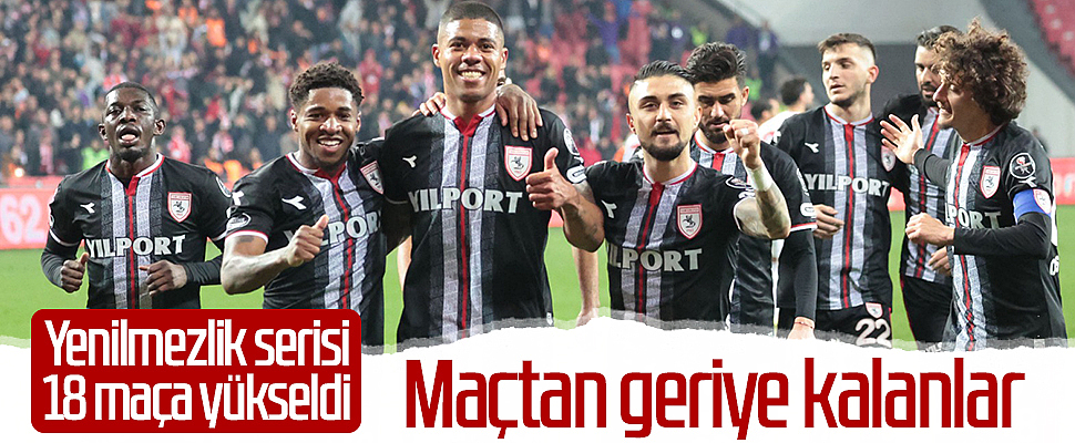 Samsunspor - Altınordu maçından geriye kalanlar