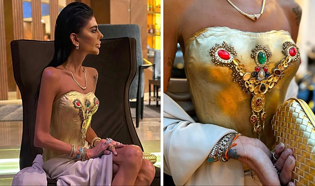Süreyya Yalçın, 3 Milyon TL'lik Altın Kaplama Elbise Giydi - MAGAZİN -  Samsun Hedef Halk Gazetesi İnternet Haber Sitesi