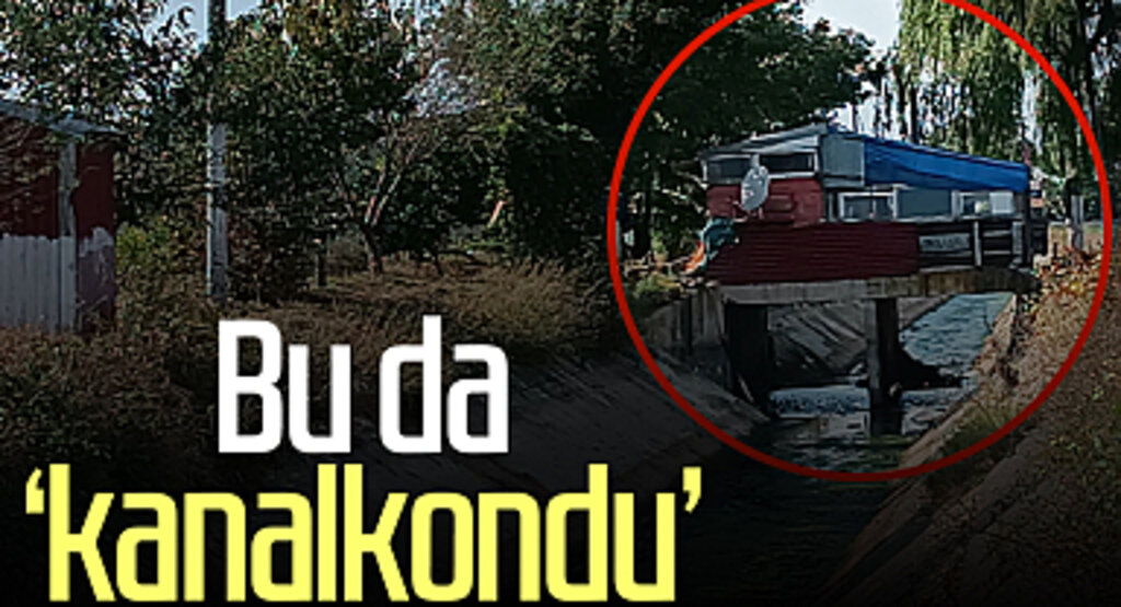 Bu da 'kanalkondu'! Samsun'daki o baraka dikkat çekiyor...