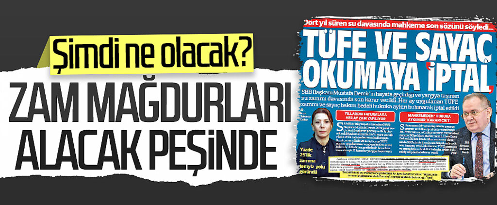 Samsun'da su zammı mağdurları alacak peşinde! Şimdi ne olacak?