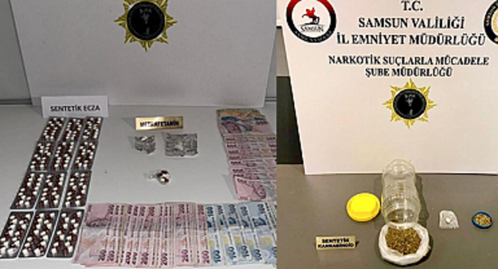 Samsun'da Gerçekleşen Narkotik Uygulamasında 36 Kişi Yakalandı