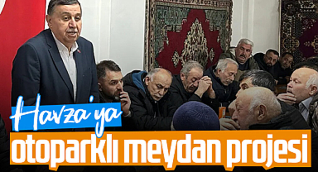 AK Parti Havza Belediye Başkan Adayı Murat İkiz'den otoparklı meydan projesi
