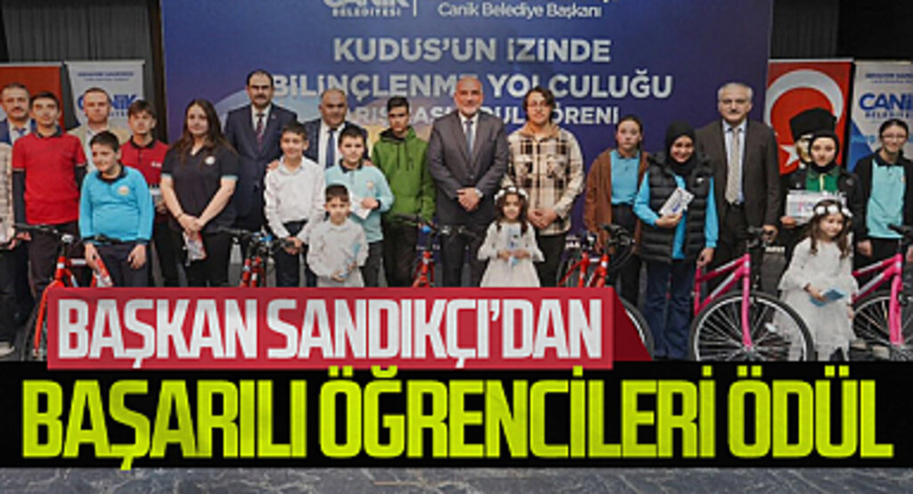 Canik Belediye Başkanı İbrahim Sandıkçı'dan, Başarılı Öğrencileri Ödül