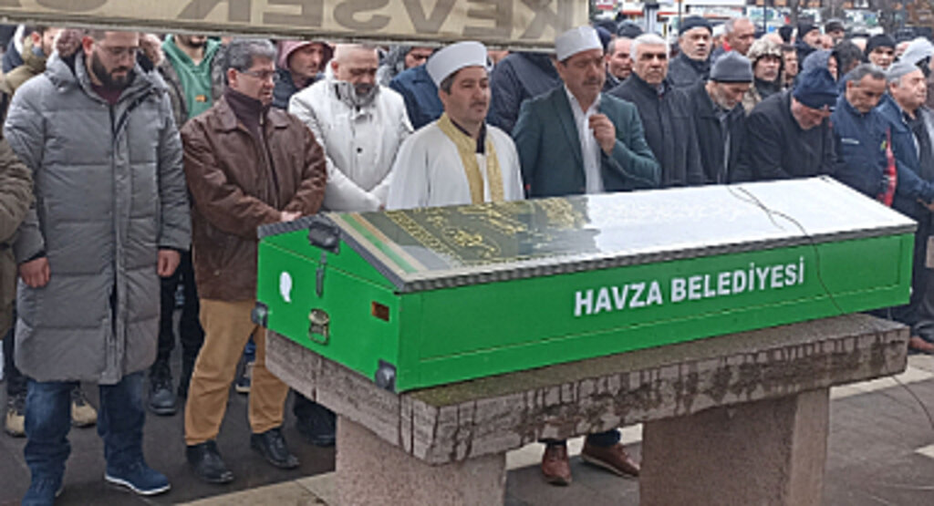 Havza'da camide hayatını kaybeden kişi toprağa verildi