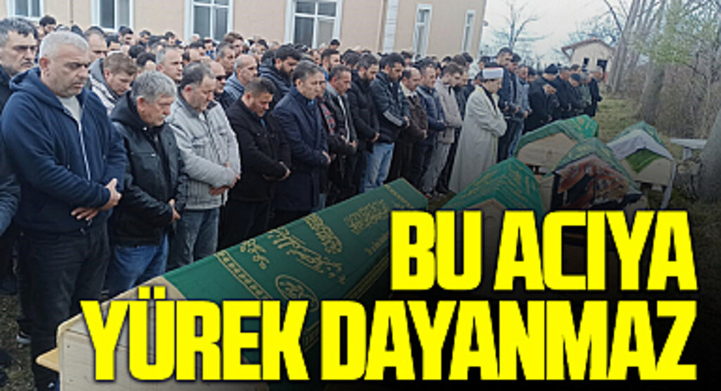 İstanbul'da kazada ölen 5 kişilik aile Samsun'da toprağa verildi