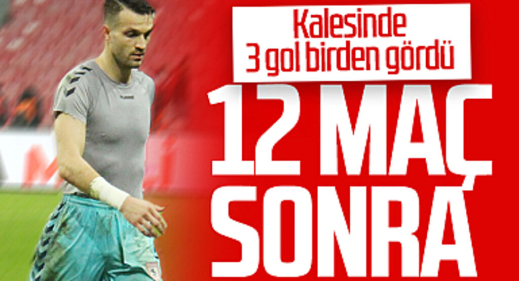 Okan Kocuk 12 maç sonra kalesinde 3 gol birden gördü