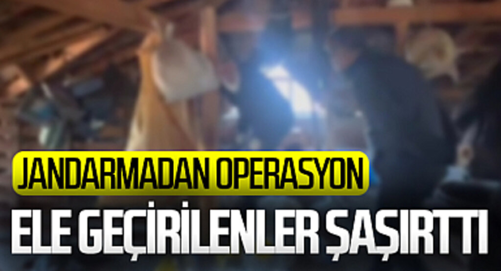 Samsun'da Jandarma Operasyonunda Silah ve Uyuşturucu Cephaneliği Ortaya Çıktı!