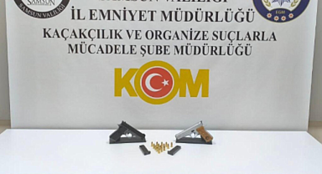 Samsun'da Silah Kaçakçılığı Yaptığı İddia Edilen Zanlı Yakalandı
