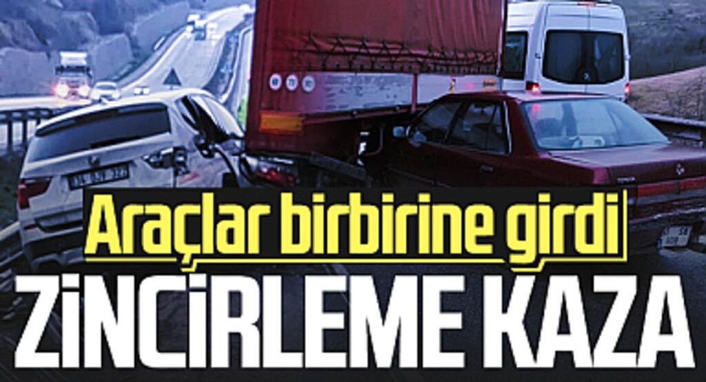 Samsun'da zincirleme kaza! Araçlar birbirine girdi...