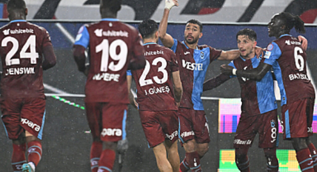 Trabzonspor'dan 5 gollü galibiyet 