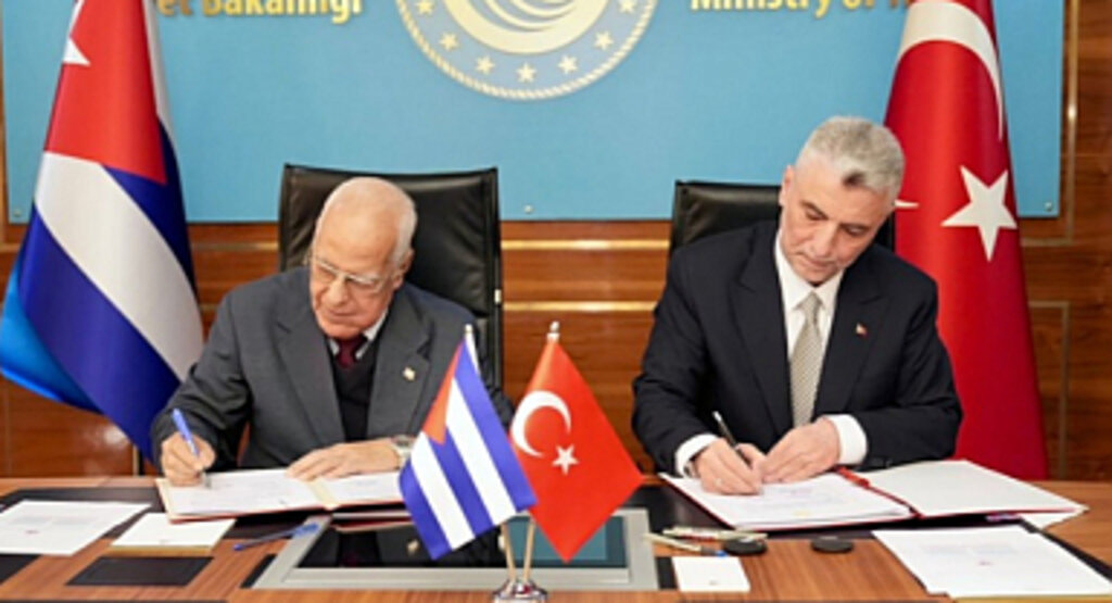 Türkiye ile Küba Arasında Ekonomik-Ticari İş Birliği Anlaşması İmzalandı