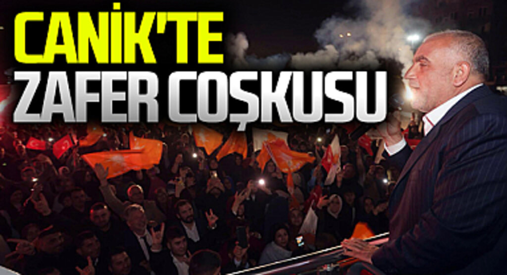 Canik'te zafer coşkusu