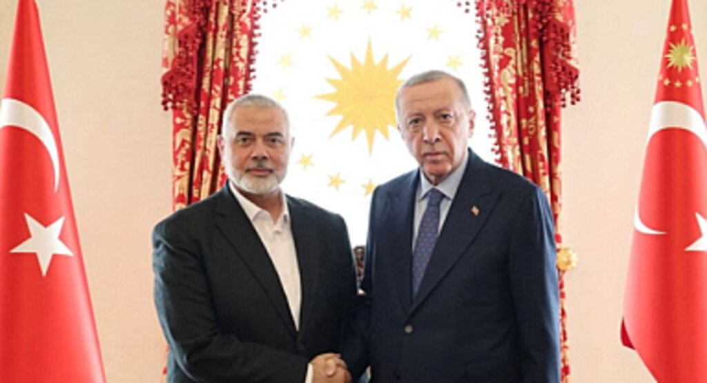Cumhurbaşkanı Erdoğan, Hamas lideriyle görüştü