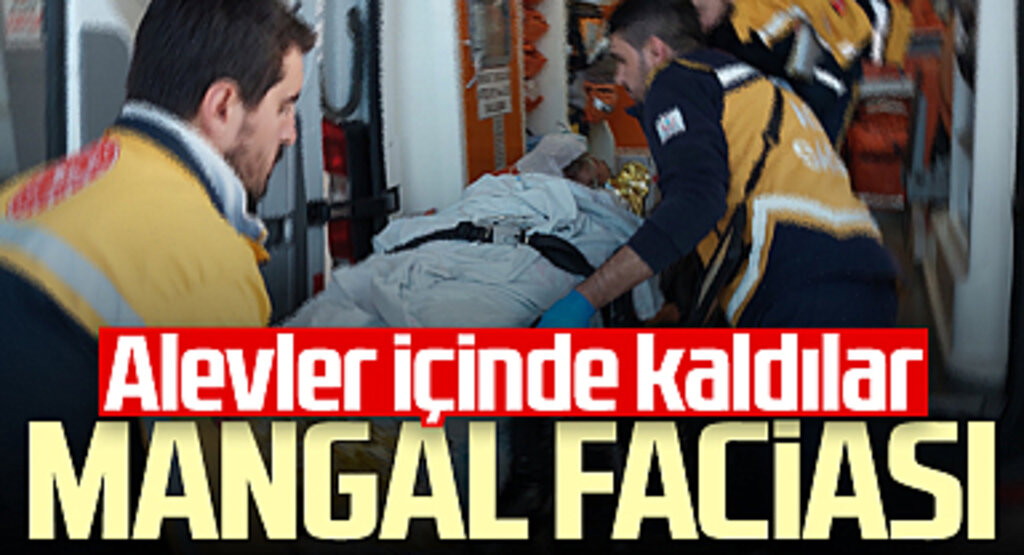 Samsun'da mangal faciası! Alevler içinde kaldılar...