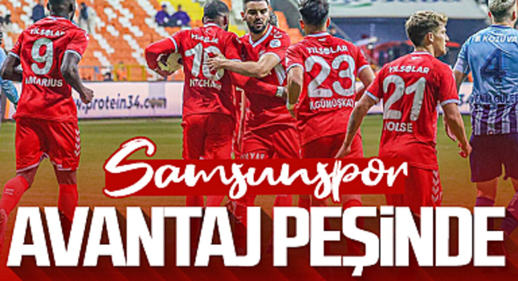 Samsunspor avantaj peşinde