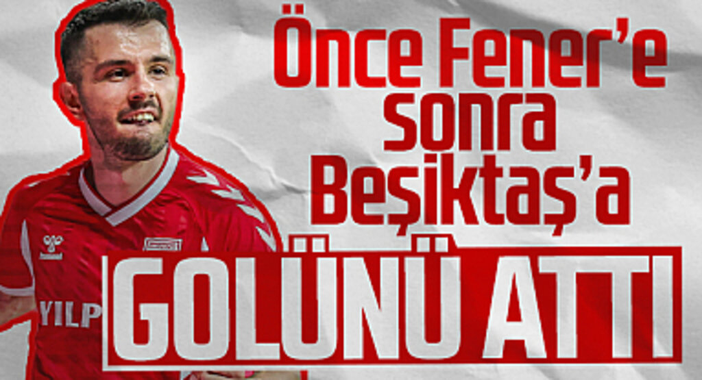 Samsunspor'da Emre Kılınç, Fenerbahçe'den sonra Beşiktaş'a da golünü attı